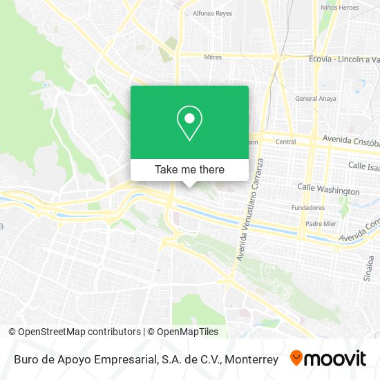 Buro de Apoyo Empresarial, S.A. de C.V. map