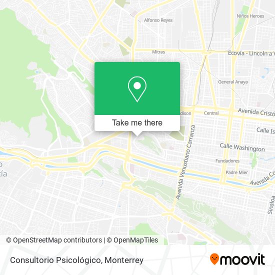 Mapa de Consultorio Psicológico