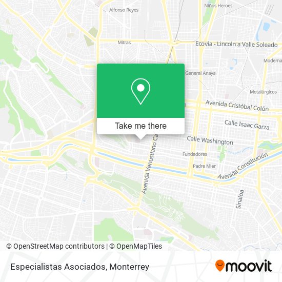 Mapa de Especialistas Asociados