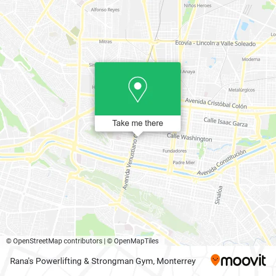 Rana's Powerlifting & Strongman Gym map