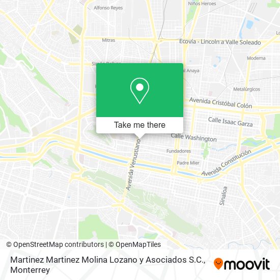 Martinez Martinez Molina Lozano y Asociados S.C. map