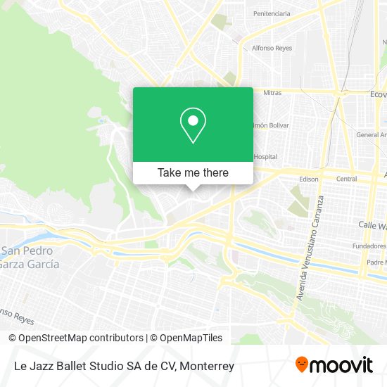 Le Jazz Ballet Studio SA de CV map