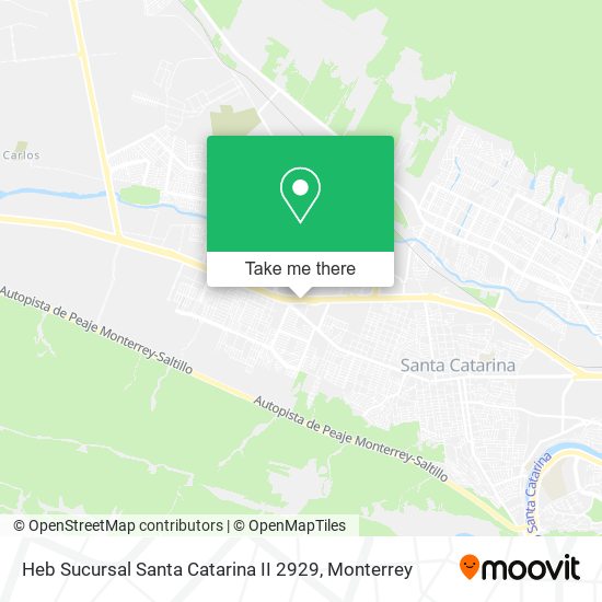 Heb Sucursal Santa Catarina II 2929 map