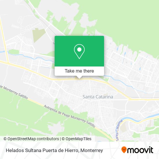 Helados Sultana Puerta de Hierro map