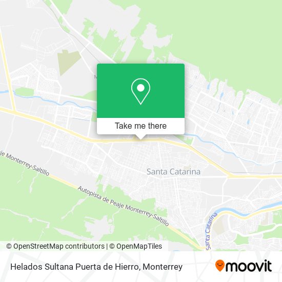 Mapa de Helados Sultana Puerta de Hierro