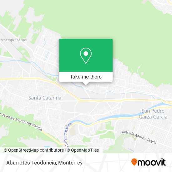 Abarrotes Teodoncia map