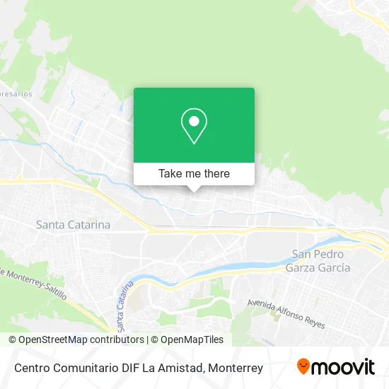 Centro Comunitario DIF La Amistad map
