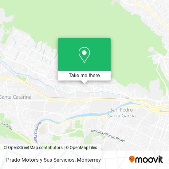 Prado Motors y Sus Servicios map