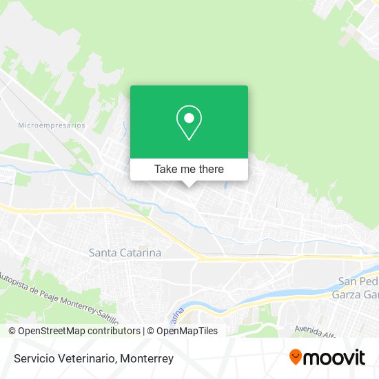 Servicio Veterinario map