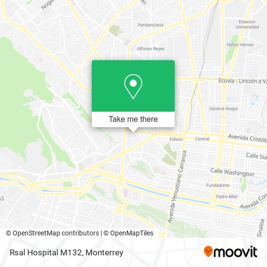 Mapa de Rsal Hospital M132