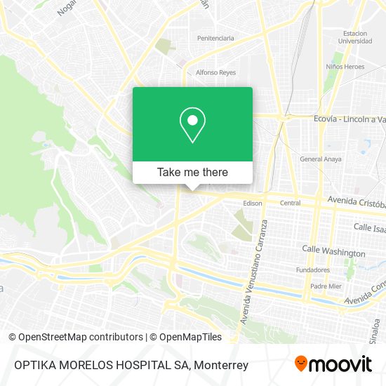 OPTIKA MORELOS HOSPITAL SA map