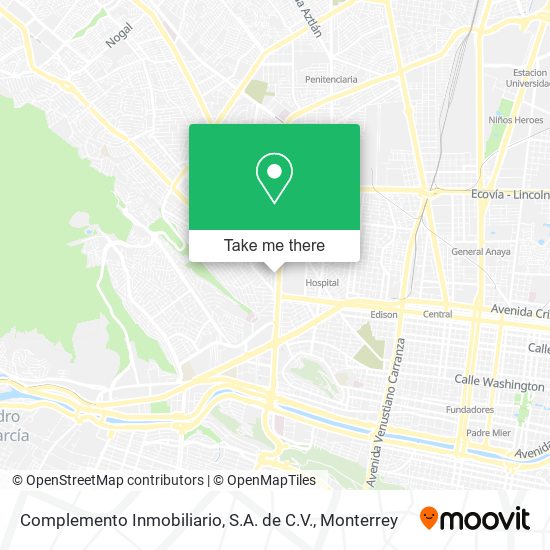 Complemento Inmobiliario, S.A. de C.V. map