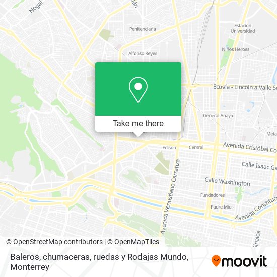 Mapa de Baleros, chumaceras, ruedas y Rodajas Mundo