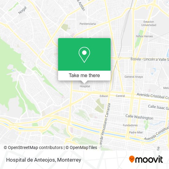 Hospital de Anteojos map