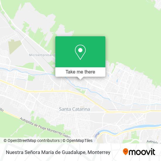 Nuestra Señora María de Guadalupe map