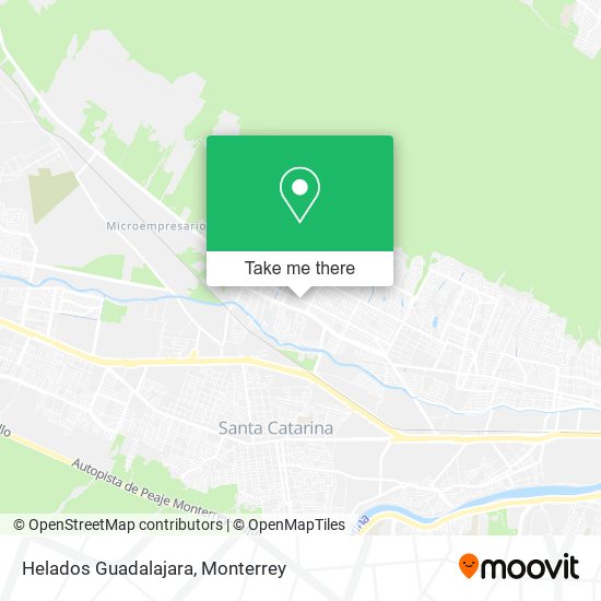 Mapa de Helados Guadalajara