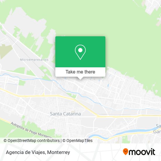 Mapa de Agencia de Viajes