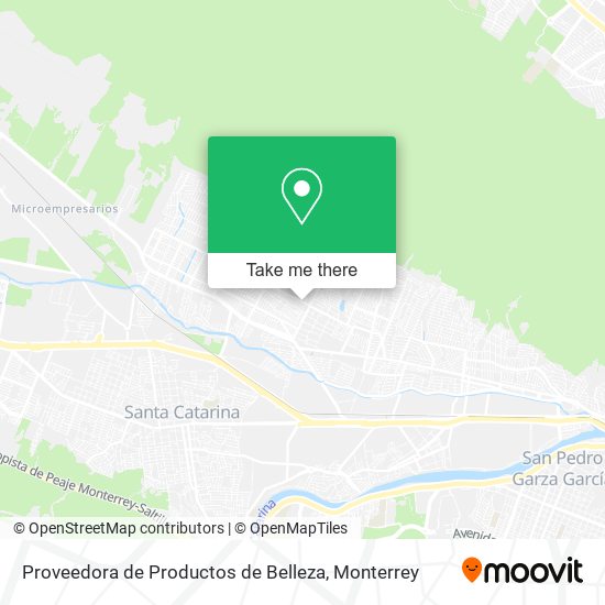 Proveedora de Productos de Belleza map