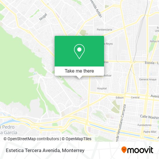 Estetica Tercera Avenida map