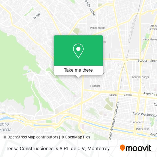 Tensa Construcciones, s.A.P.I. de C.V. map