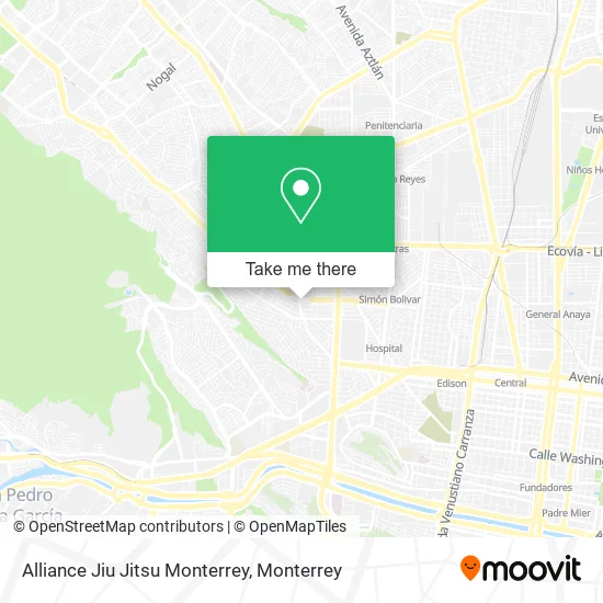 Alliance Jiu Jitsu Monterrey map