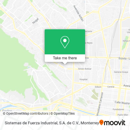 Mapa de Sistemas de Fuerza Industrial, S.A. de C.V.