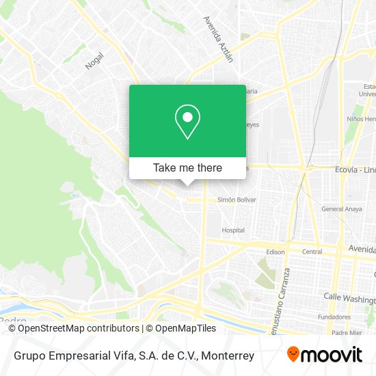 Mapa de Grupo Empresarial Vifa, S.A. de C.V.