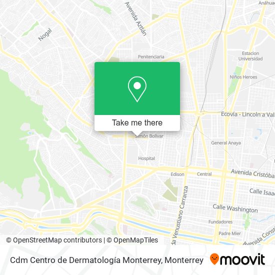 Cdm Centro de Dermatología Monterrey map