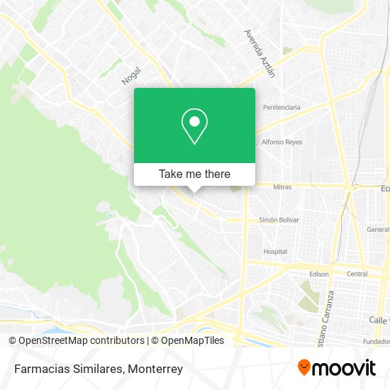 Farmacias Similares map