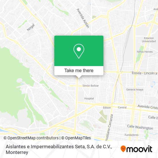 Aislantes e Impermeabilizantes Seta, S.A. de C.V. map