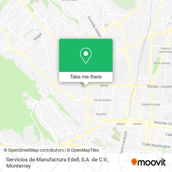 Servicios de Manufactura Edell, S.A. de C.V. map