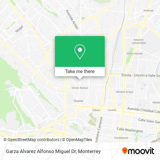 Garza Alvarez Alfonso Miguel Dr map