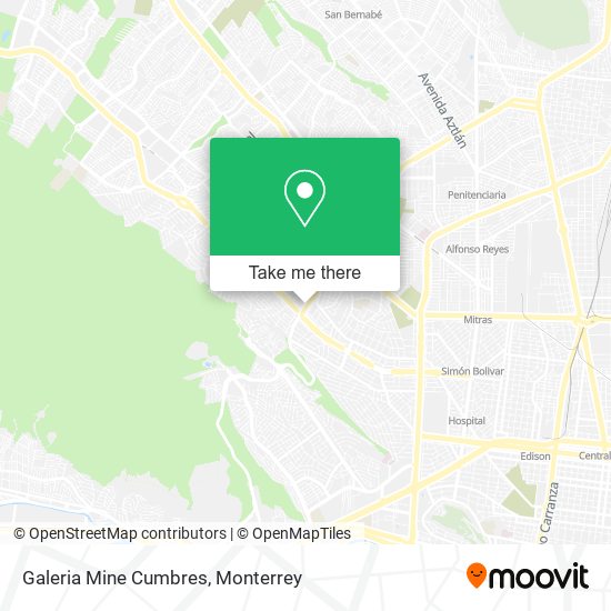 Mapa de Galeria Mine Cumbres