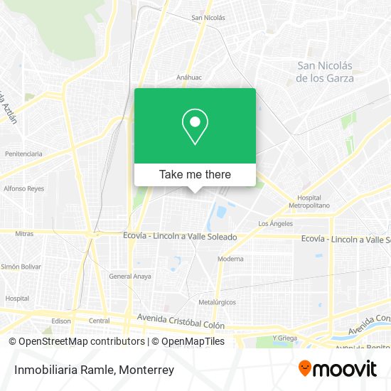 Inmobiliaria Ramle map