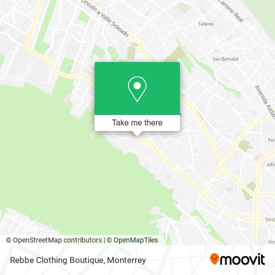 Rebbe Clothing Boutique map