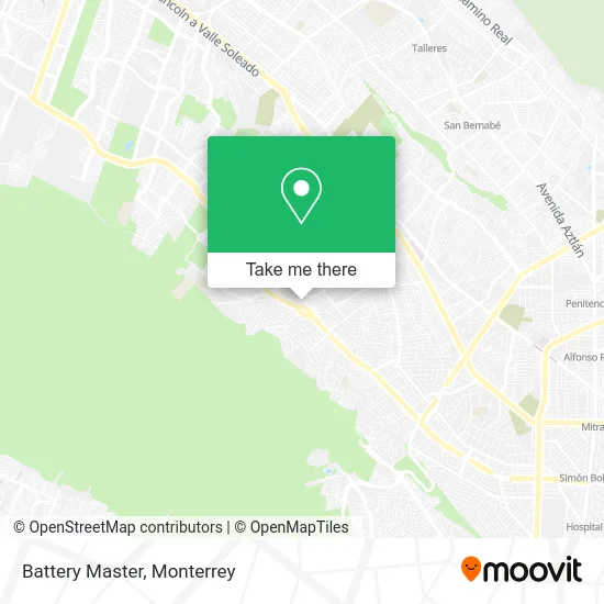Battery Master map