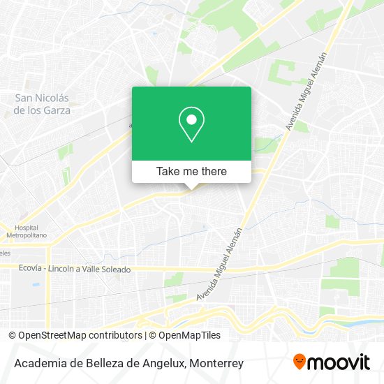 Academia de Belleza de Angelux map