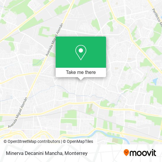 Mapa de Minerva Decanini Mancha