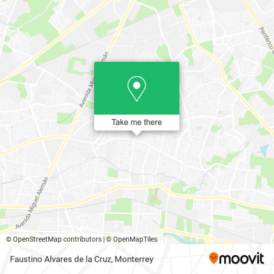 Mapa de Faustino Alvares de la Cruz