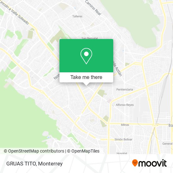 Mapa de GRUAS TITO