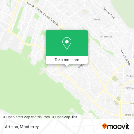 Arte sa map