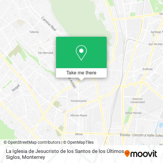 La Iglesia de Jesucristo de los Santos de los Últimos Siglos map