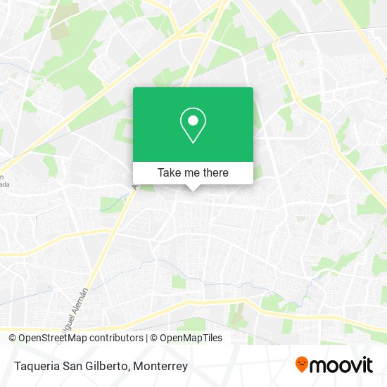 Mapa de Taqueria San Gilberto