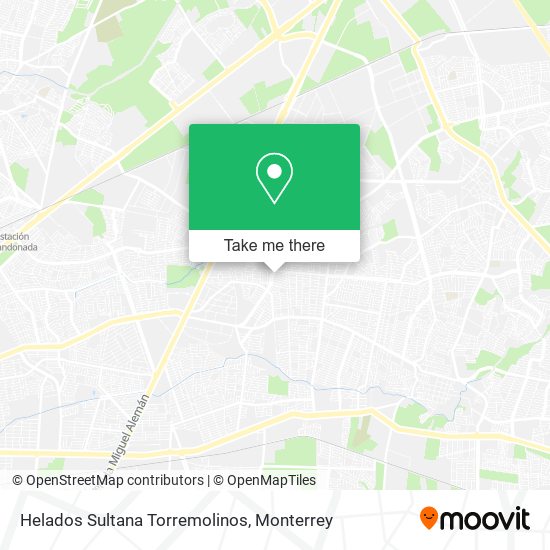 Mapa de Helados Sultana Torremolinos