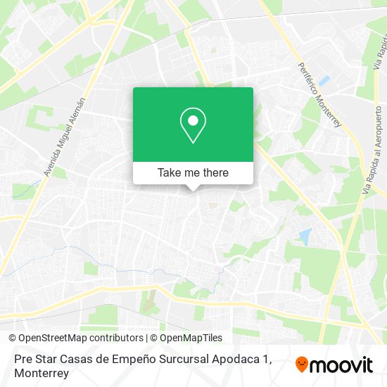 Pre Star Casas de Empeño Surcursal Apodaca 1 map