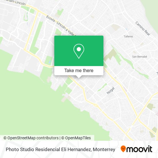 Photo Studio Residencial Eli Hernandez map