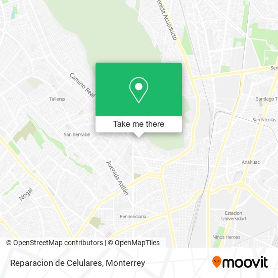 Mapa de Reparacion de Celulares