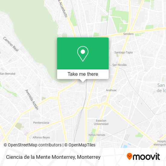 Ciencia de la Mente Monterrey map