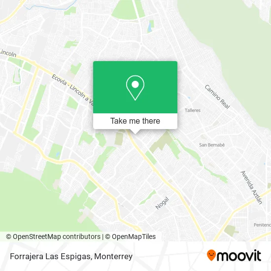 Mapa de Forrajera Las Espigas