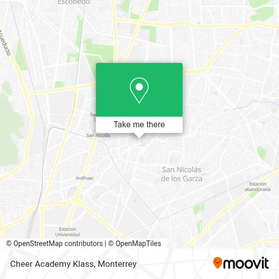 Cheer Academy Klass map